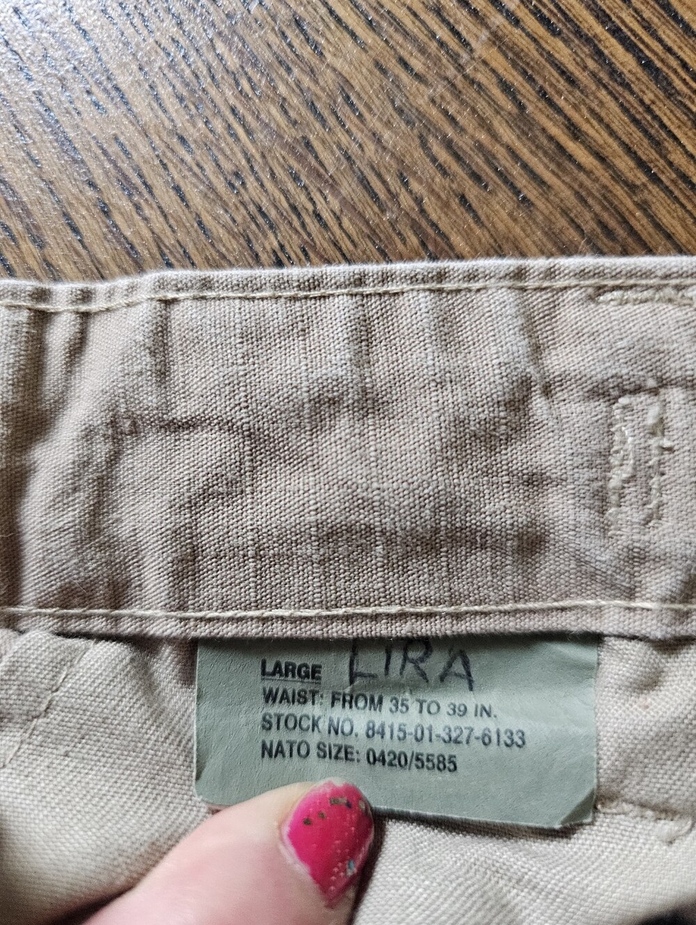 Tru-spec Khaki Cargo Shorts Classic Utility Style Size Mens 35-39 - Picture 9 of 9